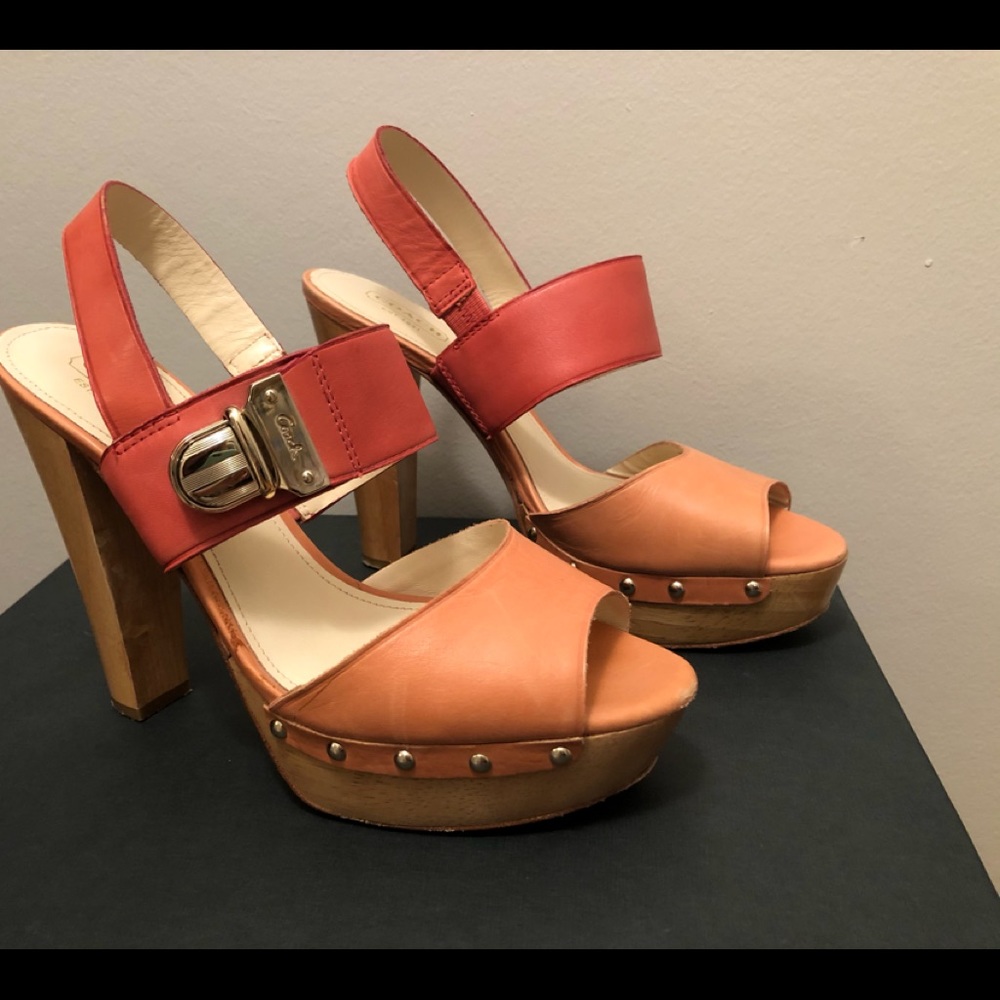 Coach Leather Platform